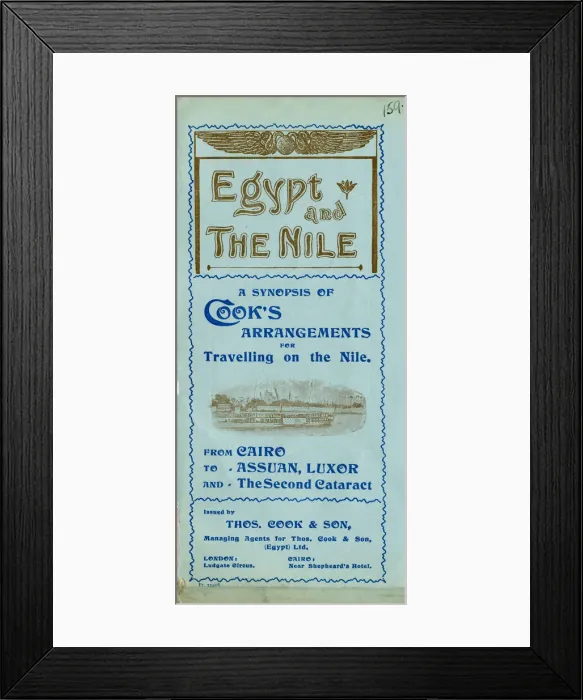 Framed Print : Thomas Cook Travel Brochure - Cover Framed Print : Thomas Cook Travel Brochure - Cover