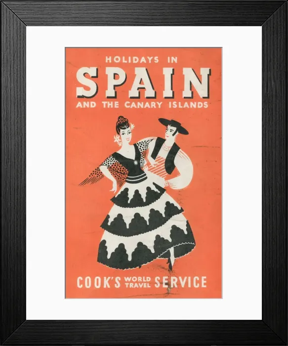 Framed Print : Thomas Cook Travel Brochure - Cover Framed Print : Thomas Cook Travel Brochure - Cover