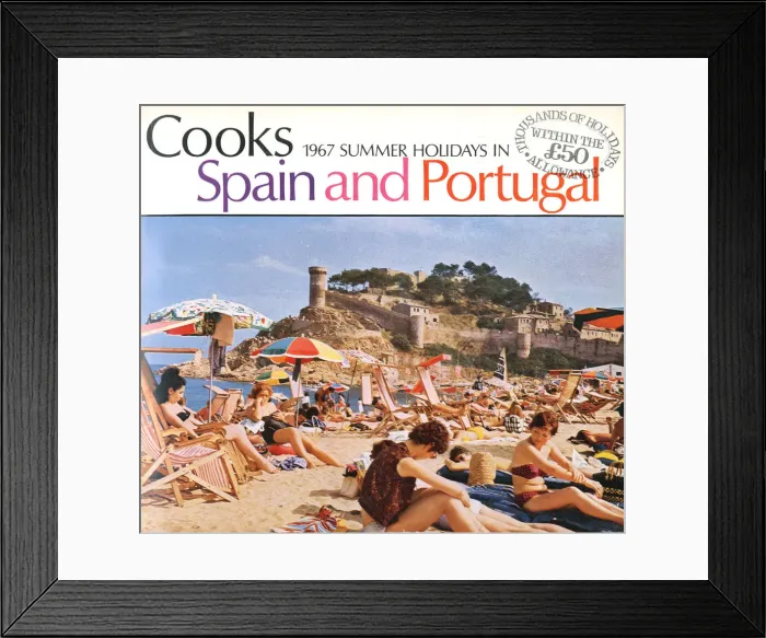 Framed Print : Thomas Cook Travel Brochure - Cover Framed Print : Thomas Cook Travel Brochure - Cover