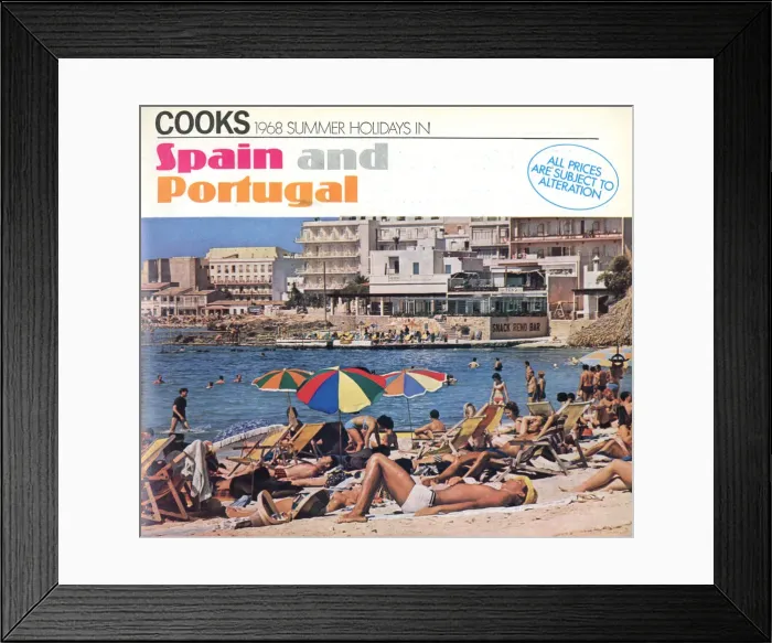 Framed Print : Thomas Cook Travel Brochure - Cover Framed Print : Thomas Cook Travel Brochure - Cover