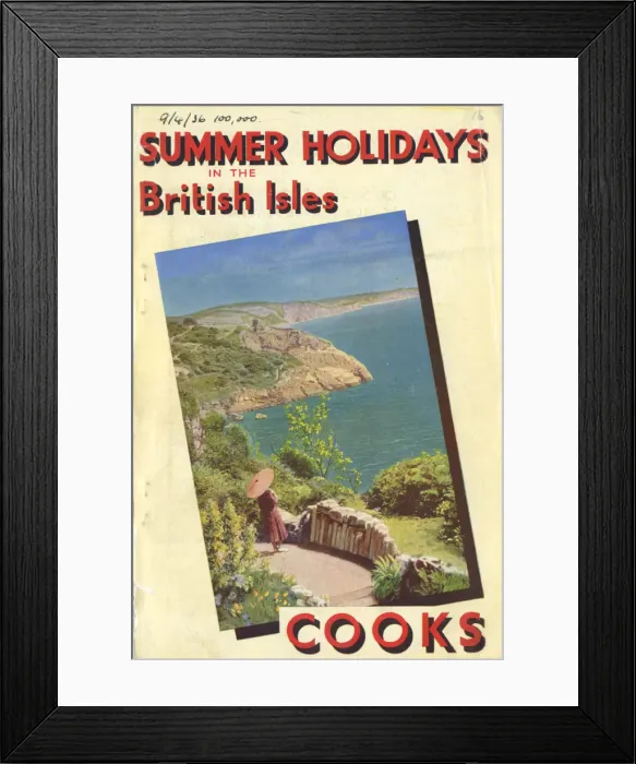 Framed Print : Thomas Cook Travel Brochure - Cover Framed Print : Thomas Cook Travel Brochure - Cover