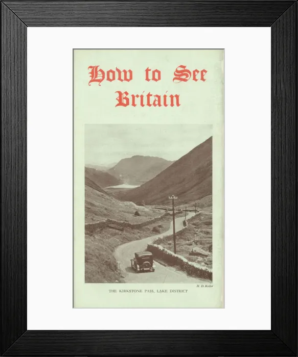 Framed Print : Thomas Cook Travel Brochure - Cover Framed Print : Thomas Cook Travel Brochure - Cover