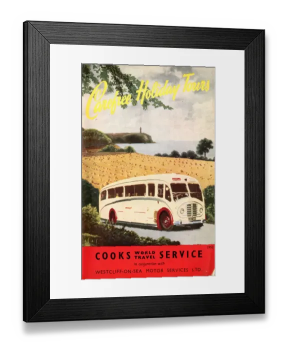 Framed Print : Thomas Cook Travel Brochure - Cover Framed Print : Thomas Cook Travel Brochure - Cover