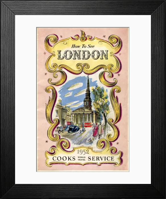 Framed Print : Thomas Cook Travel Brochure - Cover Framed Print : Thomas Cook Travel Brochure - Cover