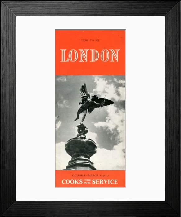 Framed Print : Thomas Cook Travel Brochure - Cover Framed Print : Thomas Cook Travel Brochure - Cover