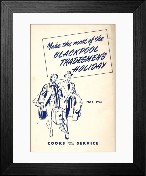 Framed Print : Thomas Cook Travel Brochure - Cover Framed Print : Thomas Cook Travel Brochure - Cover