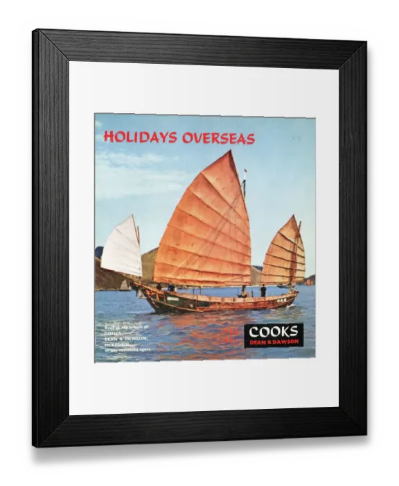 Framed Print : Thomas Cook Travel Brochure - Cover Framed Print : Thomas Cook Travel Brochure - Cover