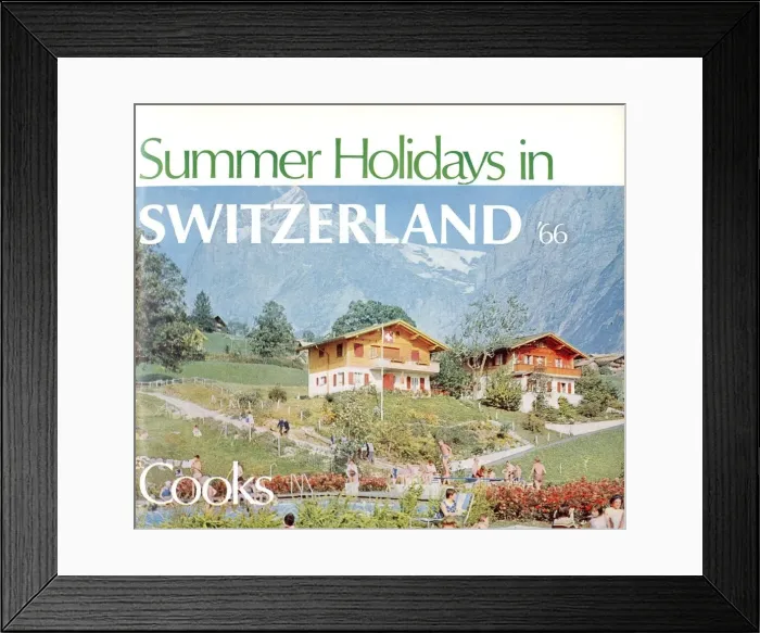 Framed Print : Thomas Cook Travel Brochure - Cover Framed Print : Thomas Cook Travel Brochure - Cover