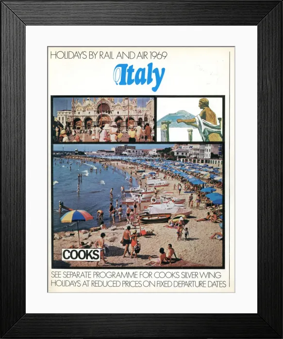 Framed Print : Thomas Cook Travel Brochure - Cover Framed Print : Thomas Cook Travel Brochure - Cover