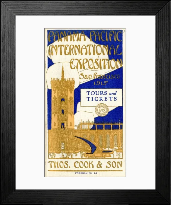 Framed Print : Thomas Cook Travel Brochure - Cover Framed Print : Thomas Cook Travel Brochure - Cover