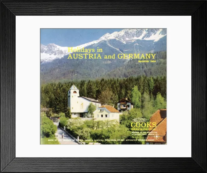 Framed Print : Thomas Cook Travel Brochure - Cover Framed Print : Thomas Cook Travel Brochure - Cover