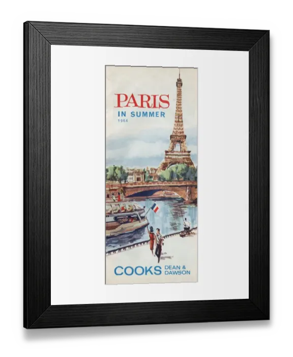 Framed Print : Thomas Cook Travel Brochure - Cover Framed Print : Thomas Cook Travel Brochure - Cover