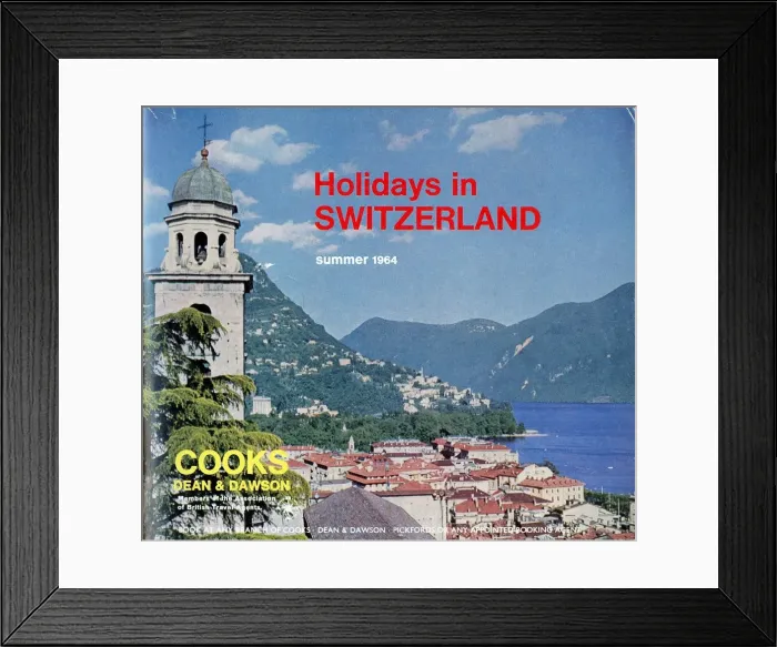 Framed Print : Thomas Cook Travel Brochure - Cover Framed Print : Thomas Cook Travel Brochure - Cover