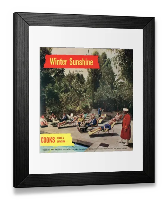 Framed Print : Thomas Cook Travel Brochure - Cover Framed Print : Thomas Cook Travel Brochure - Cover