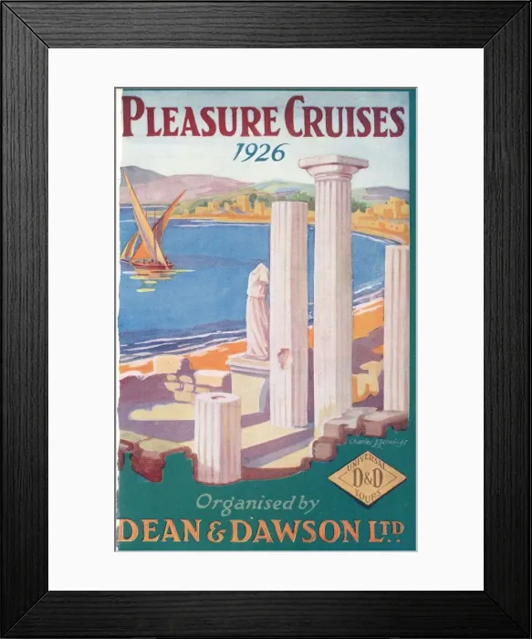 Framed Print : Thomas Cook Travel Brochure - Cover Framed Print : Thomas Cook Travel Brochure - Cover