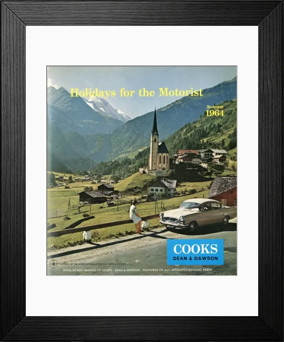 Framed Print : Thomas Cook Travel Brochure - Cover Framed Print : Thomas Cook Travel Brochure - Cover