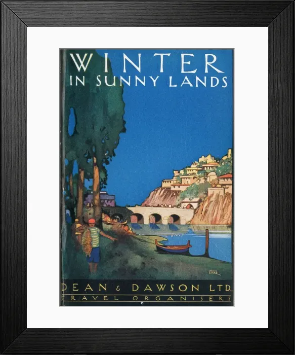 Framed Print : Thomas Cook Travel Brochure - Cover Framed Print : Thomas Cook Travel Brochure - Cover