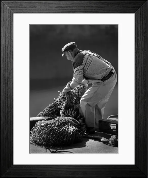 Framed Print : Fisherman Eyemouth Framed Print : Fisherman Eyemouth