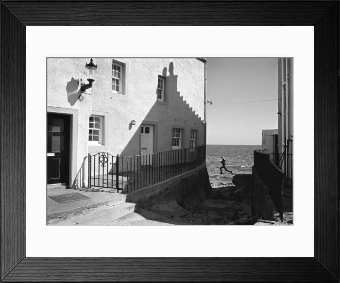 Framed Print : Leaping boy Pittenweem, Fife Framed Print : Leaping boy Pittenweem, Fife
