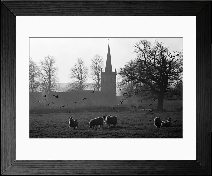 Framed Print : St Edmunds, Oakham, Leics Framed Print : St Edmunds, Oakham, Leics