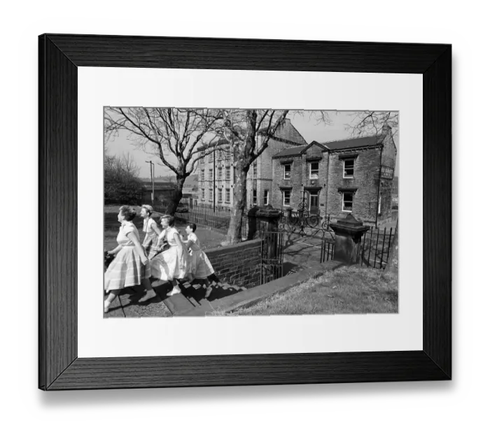 Framed Print : Cheer leaders, Huddersfiled Framed Print : Cheer leaders, Huddersfiled