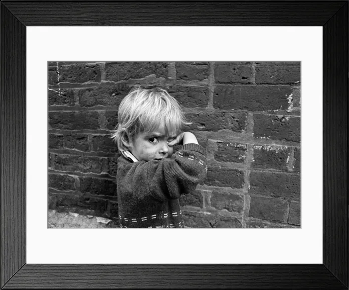 Framed Print : Slum child Framed Print : Slum child