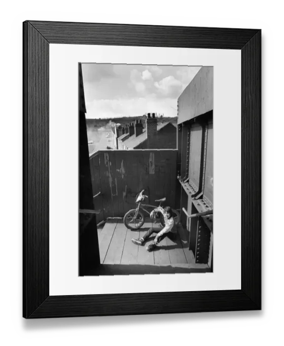 Framed Print : Foot bridge, Hanley, Stoke Framed Print : Foot bridge, Hanley, Stoke