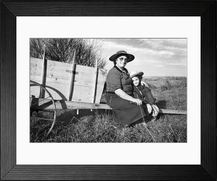Framed Print : Country woman and child. Portugal Framed Print : Country woman and child. Portugal
