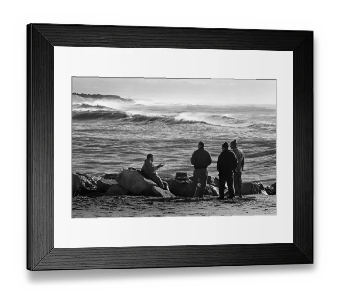 Framed Print : Fishermen, Algarve, Portugal Framed Print : Fishermen, Algarve, Portugal
