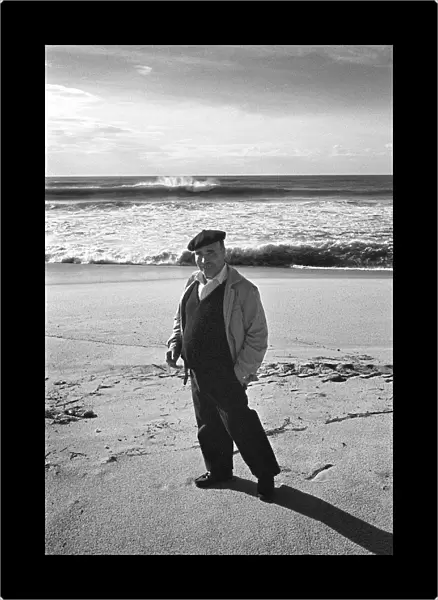 Man on beach - Algarve, Portugal