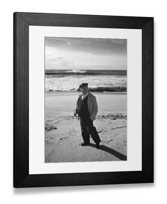 Framed Print : Man on beach - Algarve, Portugal Framed Print : Man on beach - Algarve, Portugal