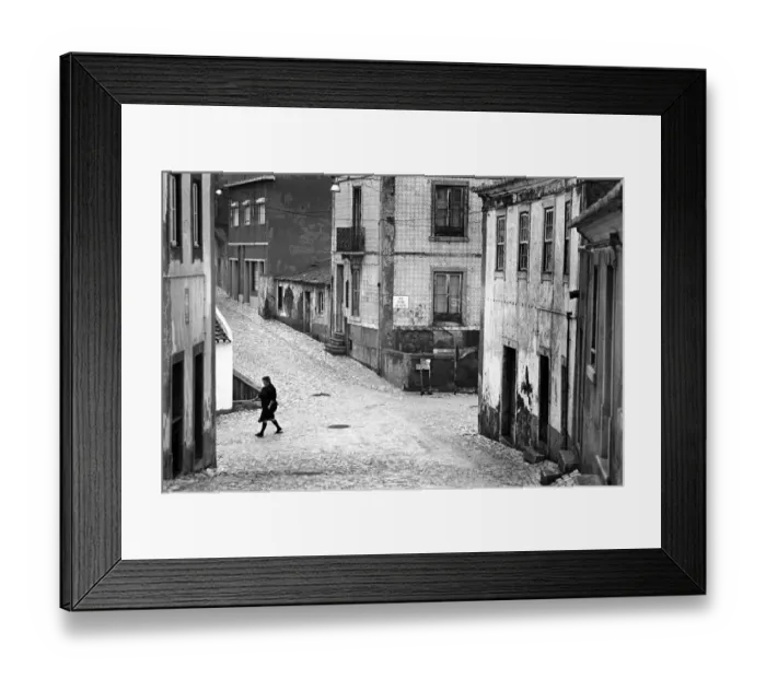 Framed Print : Old woman, Ericeria, Portugal - 1 Framed Print : Old woman, Ericeria, Portugal - 1