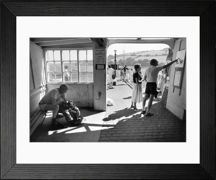 Framed Print : Salcombe to Portlemouth ferry pier Framed Print : Salcombe to Portlemouth ferry pier