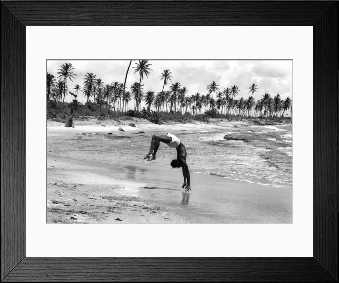 Framed Print : Beach tumbler, West Indies Framed Print : Beach tumbler, West Indies