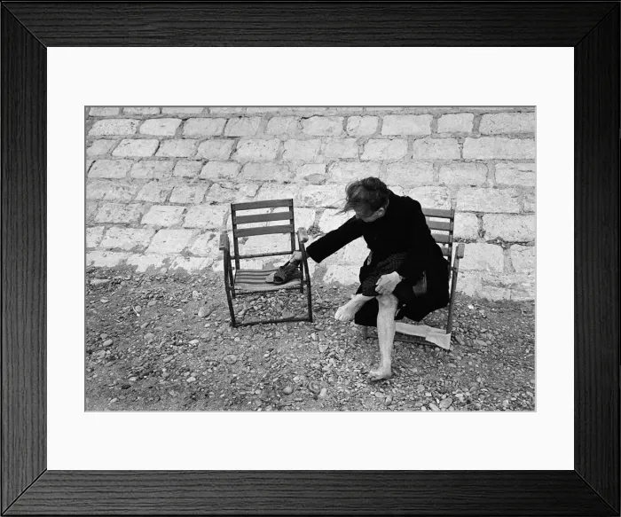 Framed Print : Sandy toes, Normandy - 2 Framed Print : Sandy toes, Normandy - 2