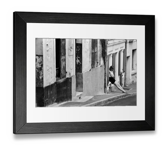 Framed Print : Boulogne street, France Framed Print : Boulogne street, France