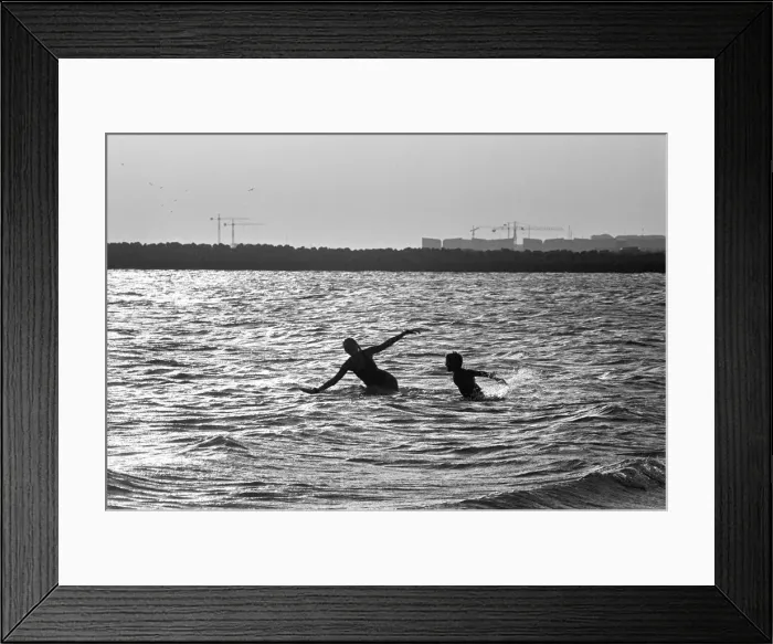 Framed Print : Swimming, Cadiz, Spain -1 Framed Print : Swimming, Cadiz, Spain -1