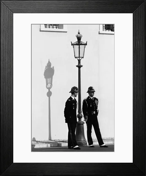 Framed Print : Monaco policemen Framed Print : Monaco policemen