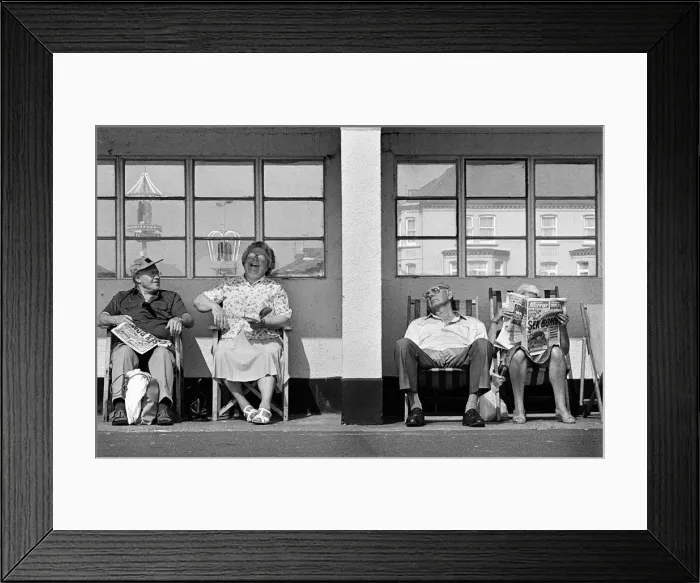 Framed Print : Seaside shelter fun, Great Yarmouth Framed Print : Seaside shelter fun, Great Yarmouth
