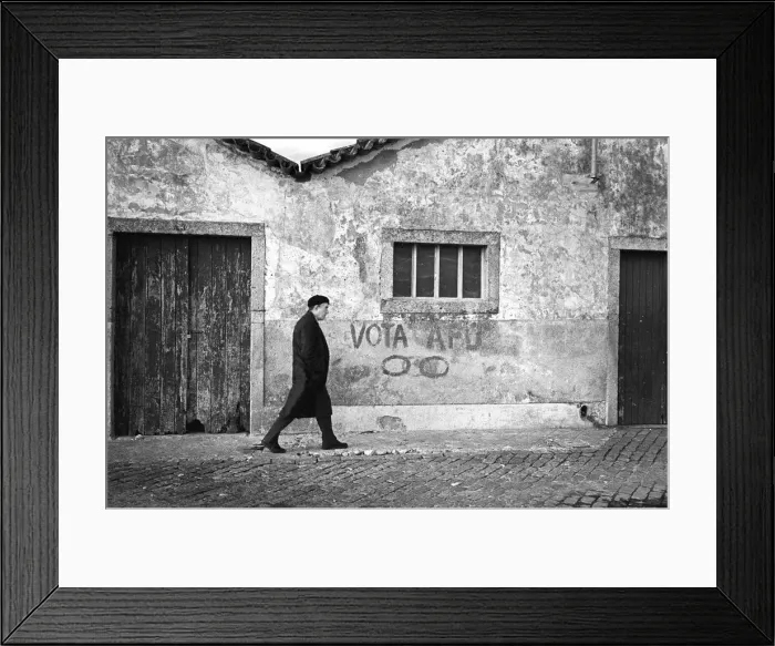 Framed Print : Man in beret, Aveiro, Portugal Framed Print : Man in beret, Aveiro, Portugal