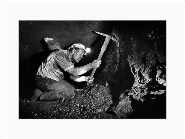 Miner at coal face -3