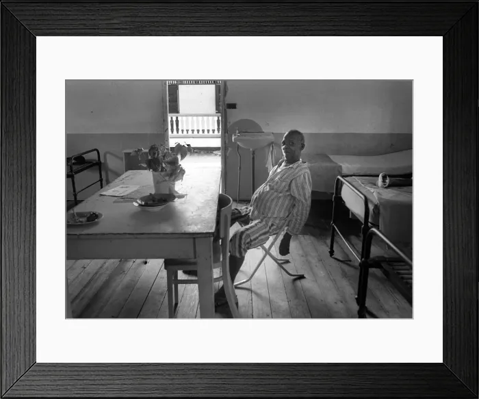 Framed Print : Hospital patient, West Indies Framed Print : Hospital patient, West Indies