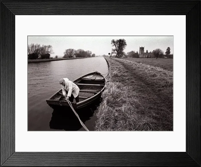 Framed Print : Sharpness Canal, Frampton on Severn - 1 Framed Print : Sharpness Canal, Frampton on Severn - 1