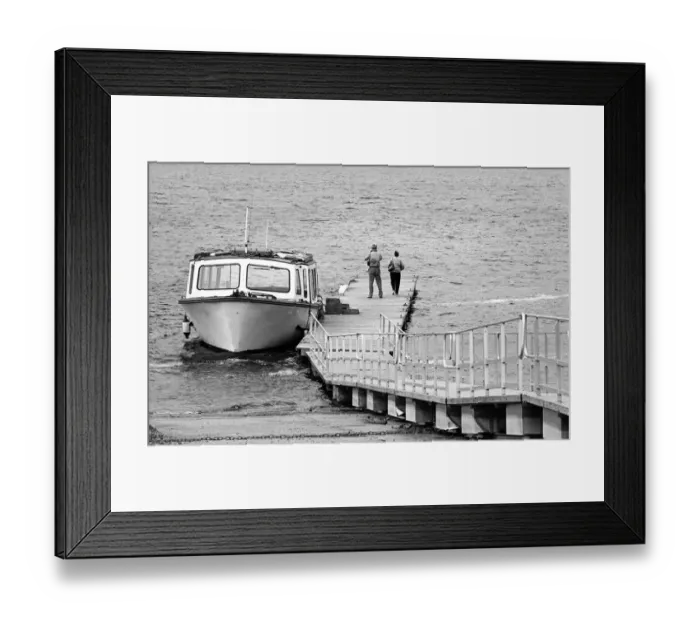 Framed Print : Boat jetty, Keilder Water Framed Print : Boat jetty, Keilder Water