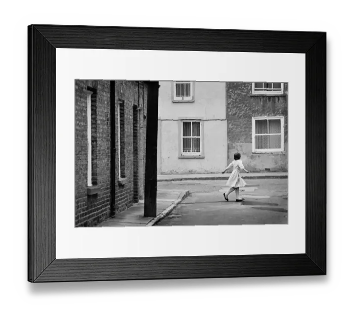 Framed Print : Girl in pretty dress, Cork, Ireland Framed Print : Girl in pretty dress, Cork, Ireland