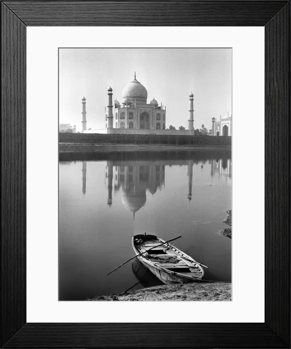 Framed Print : Taj Mahal from opposite bank of Jumna Framed Print : Taj Mahal from opposite bank of Jumna