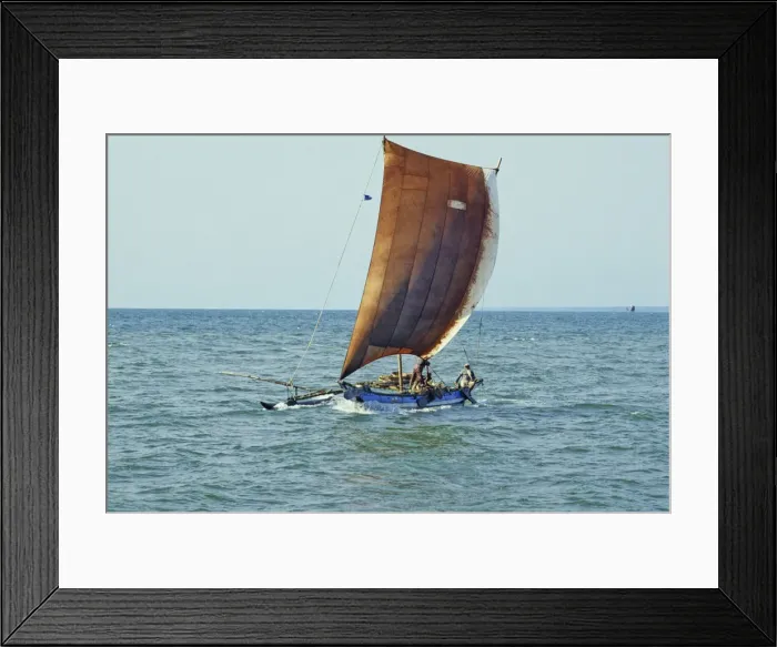 Framed Print : Sri Lankan outrigger boats - 2 Framed Print : Sri Lankan outrigger boats - 2