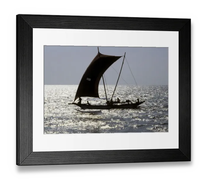 Framed Print : Sri Lankan outrigger boats - 4 Framed Print : Sri Lankan outrigger boats - 4