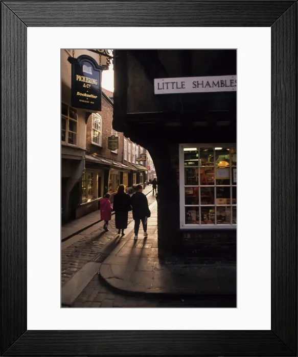 Framed Print : The Little Shambles, York Framed Print : The Little Shambles, York