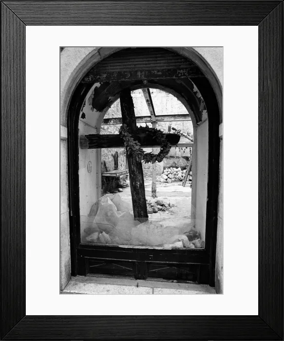 Framed Print : Reconstruction of Dubrovnik, Croatia - 11 Framed Print : Reconstruction of Dubrovnik, Croatia - 11